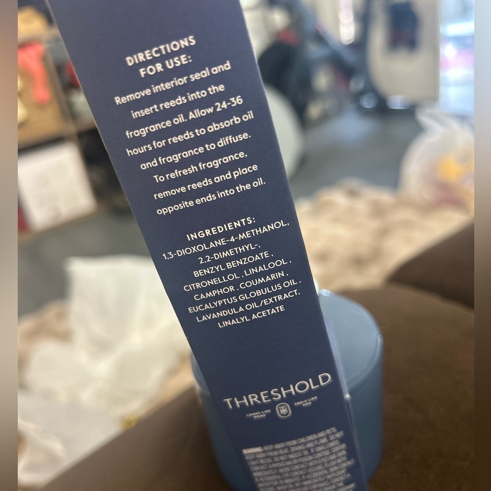 NWT Threshold Blue Reed Diffuser - Picture 7 of 7